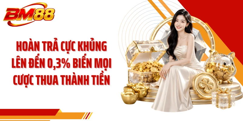 Hoàn Trả Cực Khủng Lên Đến 0,3% Biến Mọi Cược Thua Thành Tiền