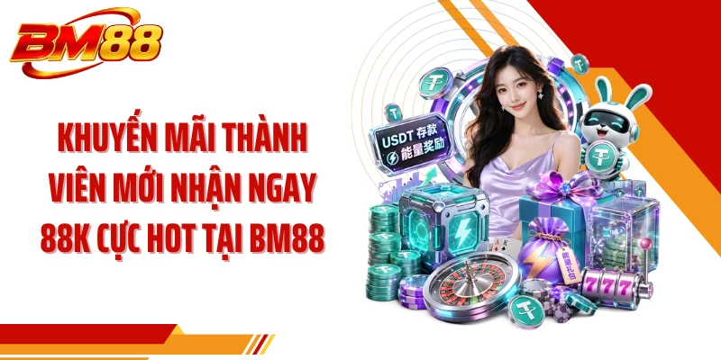 Khuyến Mãi Thành Viên Mới Nhận Ngay 88k Cực Hot Tại BM88